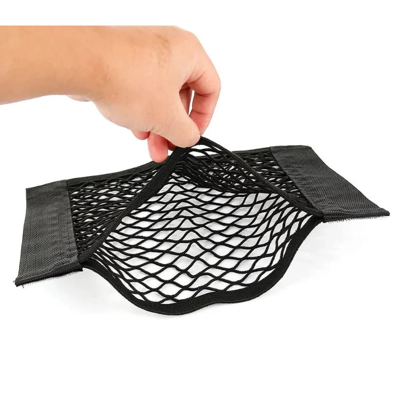 Filet de rangement élastique pour siège Ibiza 6K 6L 6J Skoda Fabia VW Polo 9N 6R Bora Golf MK4, coffre de voiture, dos de siège, filet de rangement élastique, sac organisateur de chargement
