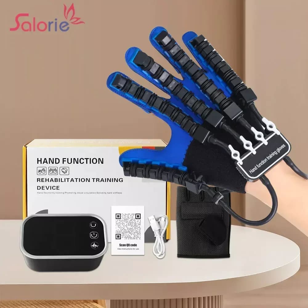 Exercice de rééducation des doigts de la main gauche et droite, gants de Robot, hémiplégie, équipement d'entraînement pour l'infarctus cérébral, thérapie
