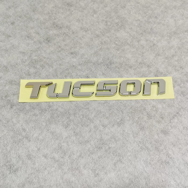 Autocollants décoratifs pour coffre arrière en plastique ABS pour Tucson Hybrid, emblèmes, badges, accessoires de décoration