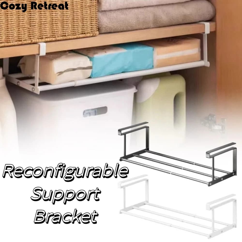 Étagère à chaussures en métal extensible et ajustable, gain de place, nouvelle armoire à chaussures efficace, organisateur de rangement pour salle de bain