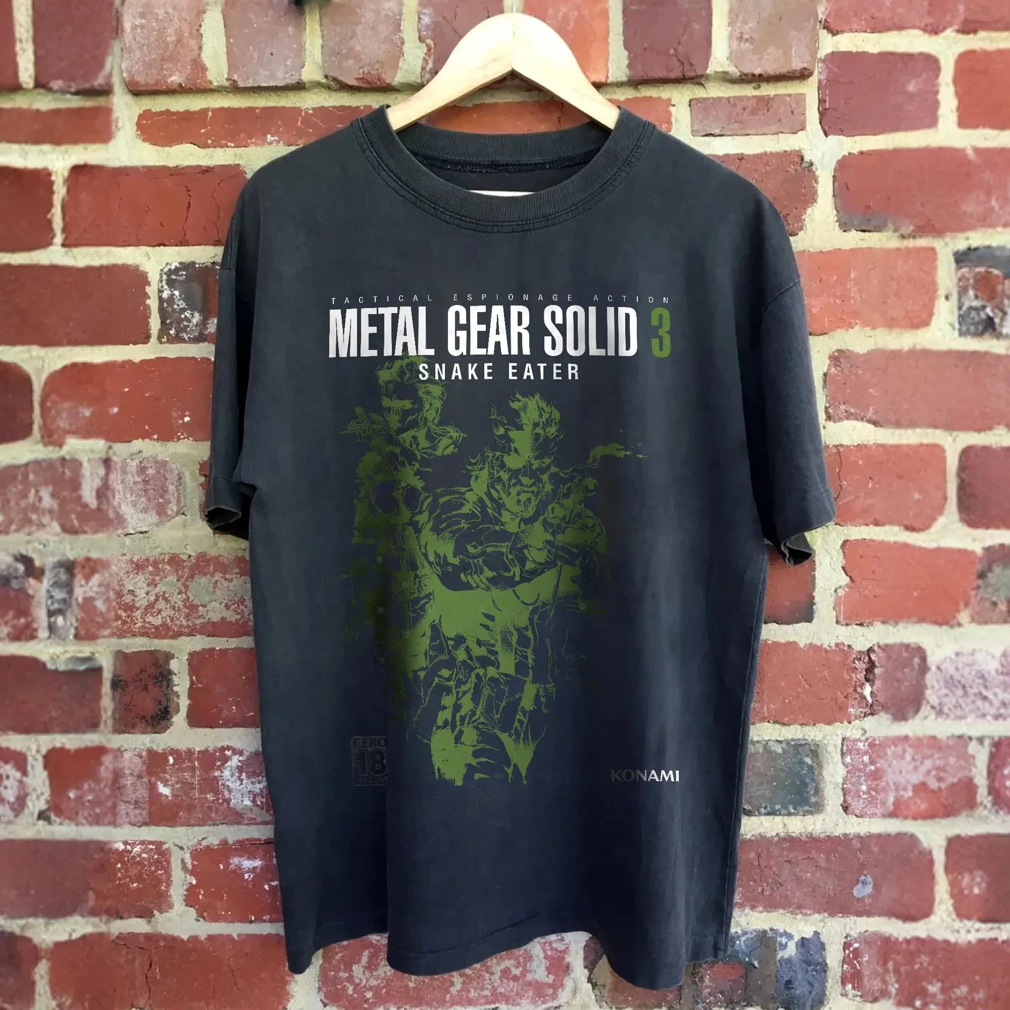 T-shirt d'été créatif Metal Gear Solid 3 Snake en pur coton, col rond, cadeau émouvant, tailles S-5XL