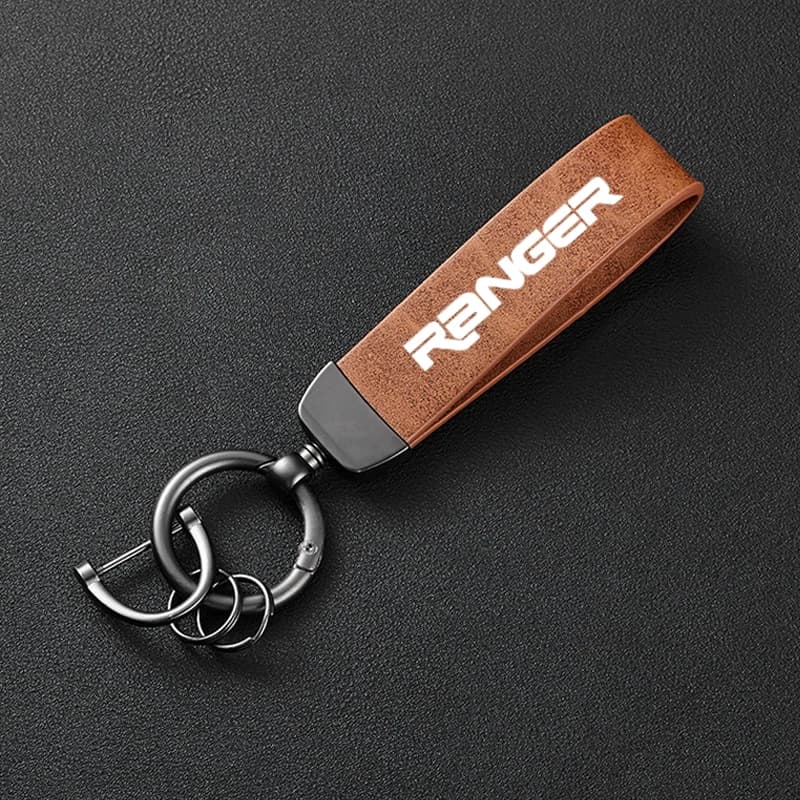 Porte-clés de voiture en cuir de haute qualité, accessoires pour Ford Ranger