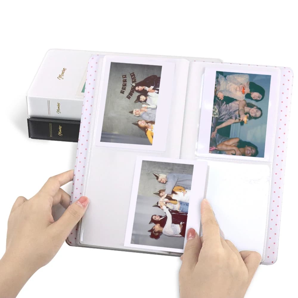 Livre de rangement d'album Photo, 64 pochettes pour Film 600 pour Fujifilm Instax Wide 300 210 400 Link, Album de stockage de Film d'imprimante