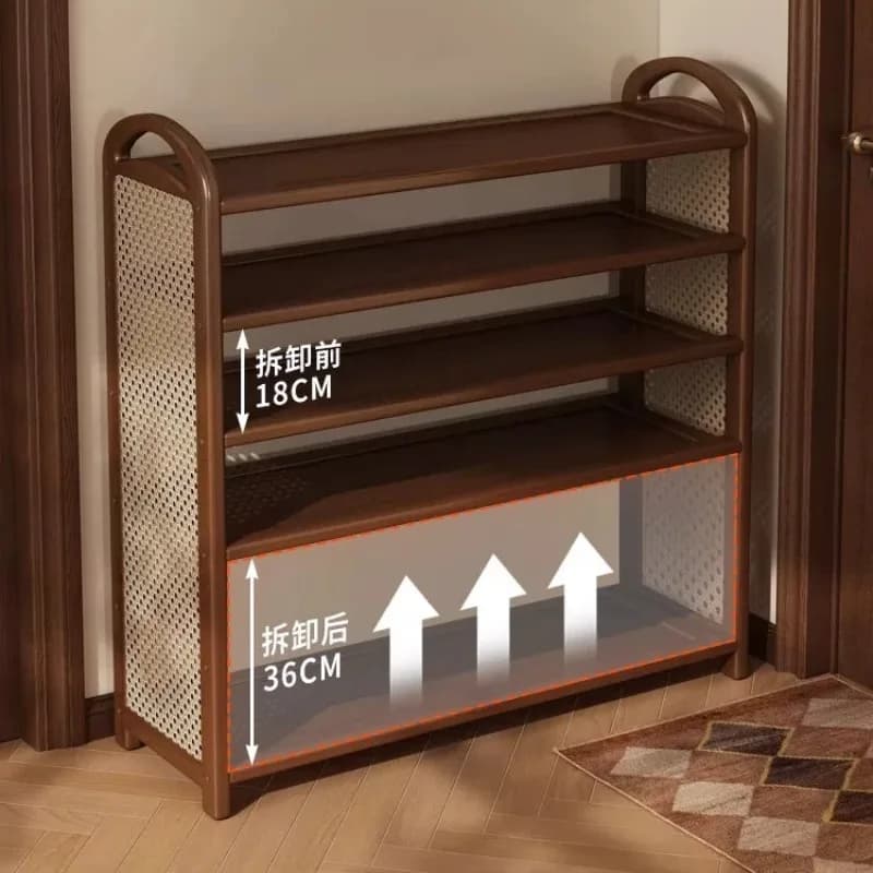 Organiseurs de chaussures pour couloir étroit, étagère de rangement gain de place, range-chaussures de luxe, designs robustes, accessoires de mobilier domestique