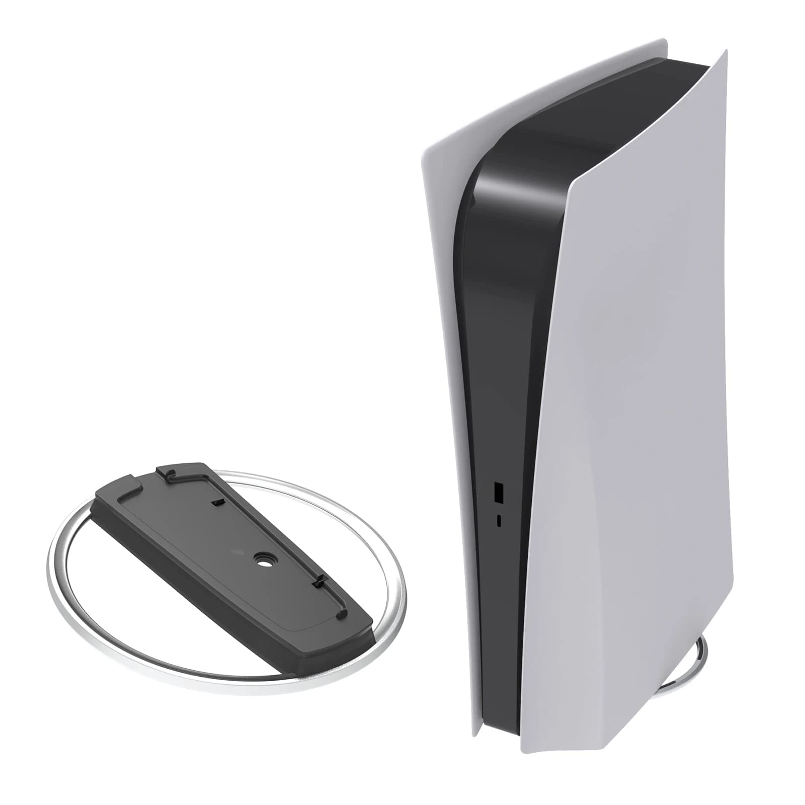 Support vertical en métal pour console PS5 Slim, support de remplacement avec vis pour Playstation 5 version numérique et version disque