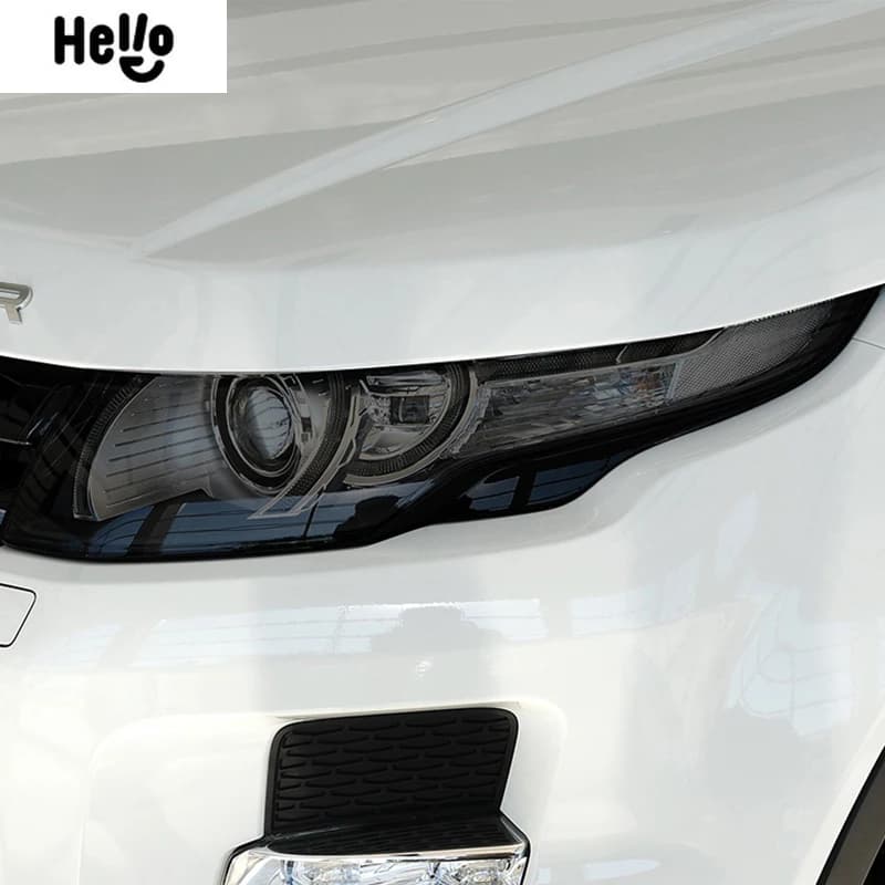 Film de protection autocollant en TPU noir fumé pour phare de voiture Land Rover Discovery 4 5 Defender Range Rover Sport Evoque Velar
