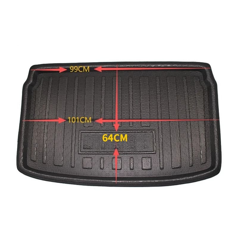 Tapis de coffre de voiture pour VW POLO 2019-2026, pièces de rechange dédiées pour l'intérieur