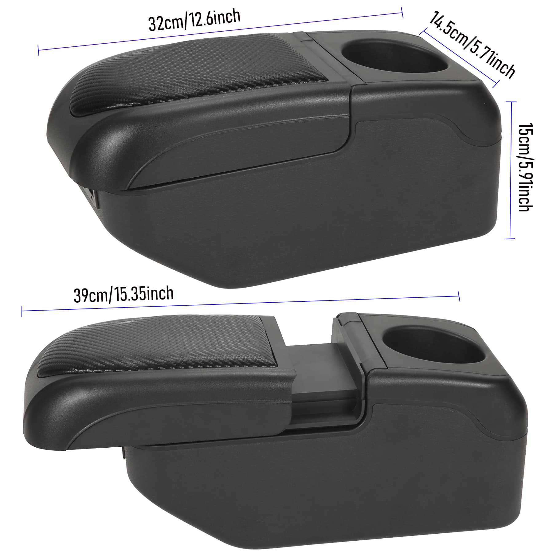 Boîte d'accoudoir pour Seat Ibiza 6J Ibiza 6L, 2018-2025, Boîte de rangement automobile, Accessoires intérieurs de voiture, Rétrofit