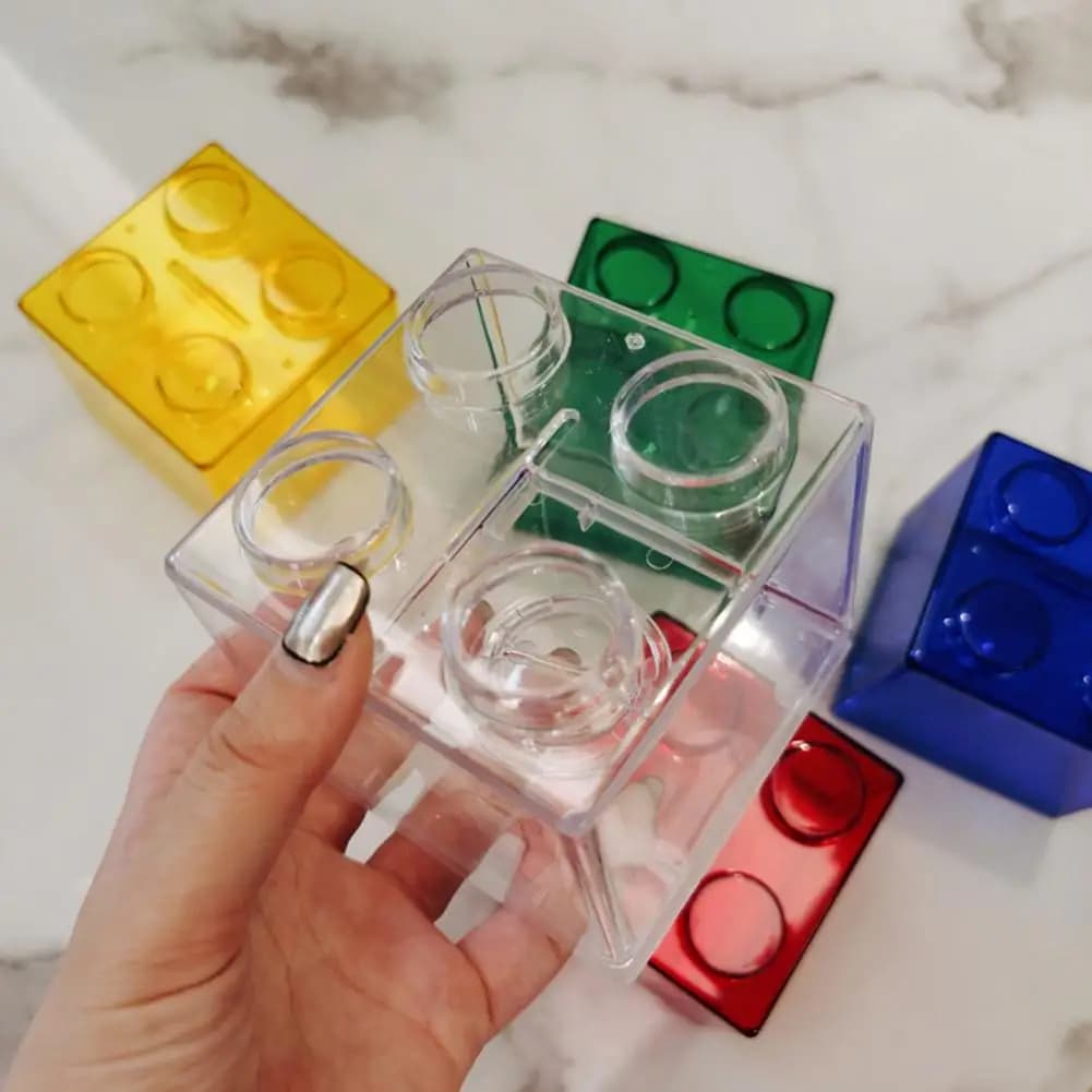 Tirelire blocs pratiques tirelire mallette de rangement de pièces de monnaie jouet pour enfants banque de pièces à Surface lisse