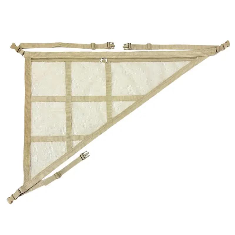 Filet de Plafond Triangulaire pour Nikde Voiture, Filet de Toit à Double Couche, Sac de Rangement pour Coffre