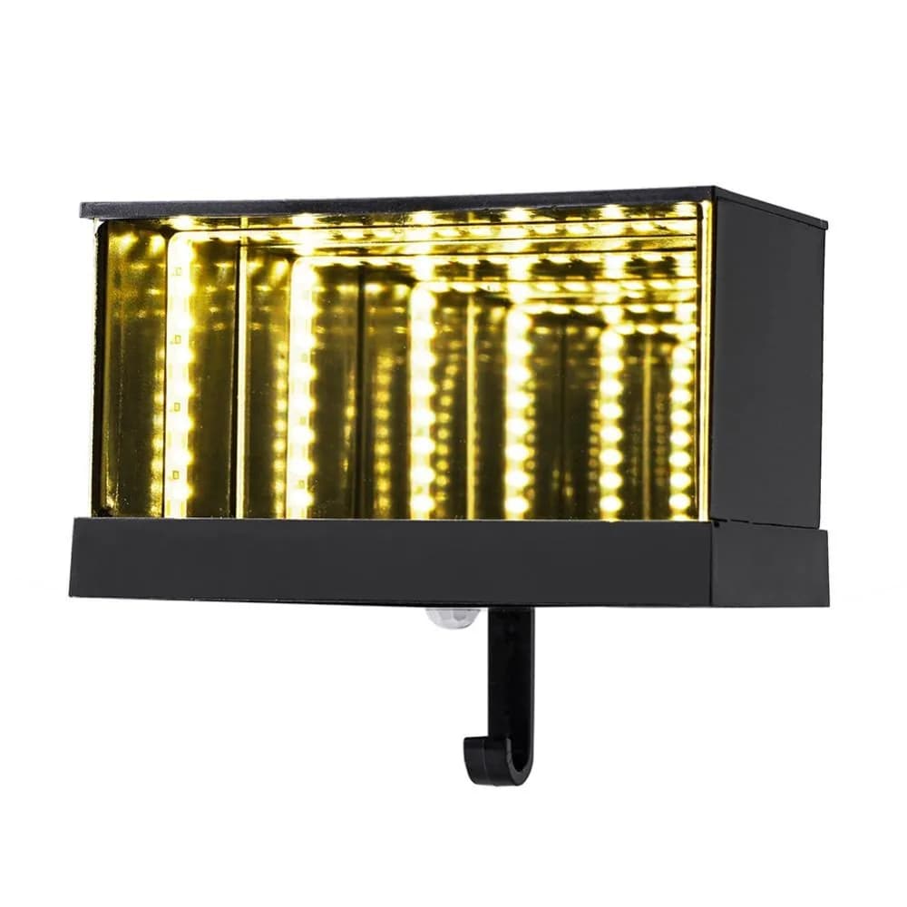 Porte-clés de garage, organisateur mural lumineux pour clés de voiture avec crochet LED Infinity, décoration créative pour la maison