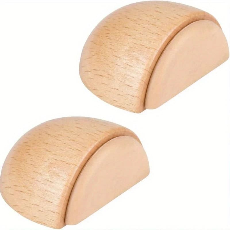 Butoir de porte en bois 1 pièce, cales de porte antidérapantes en bois massif, robuste et Durable, bouchon adapté au fond de porte