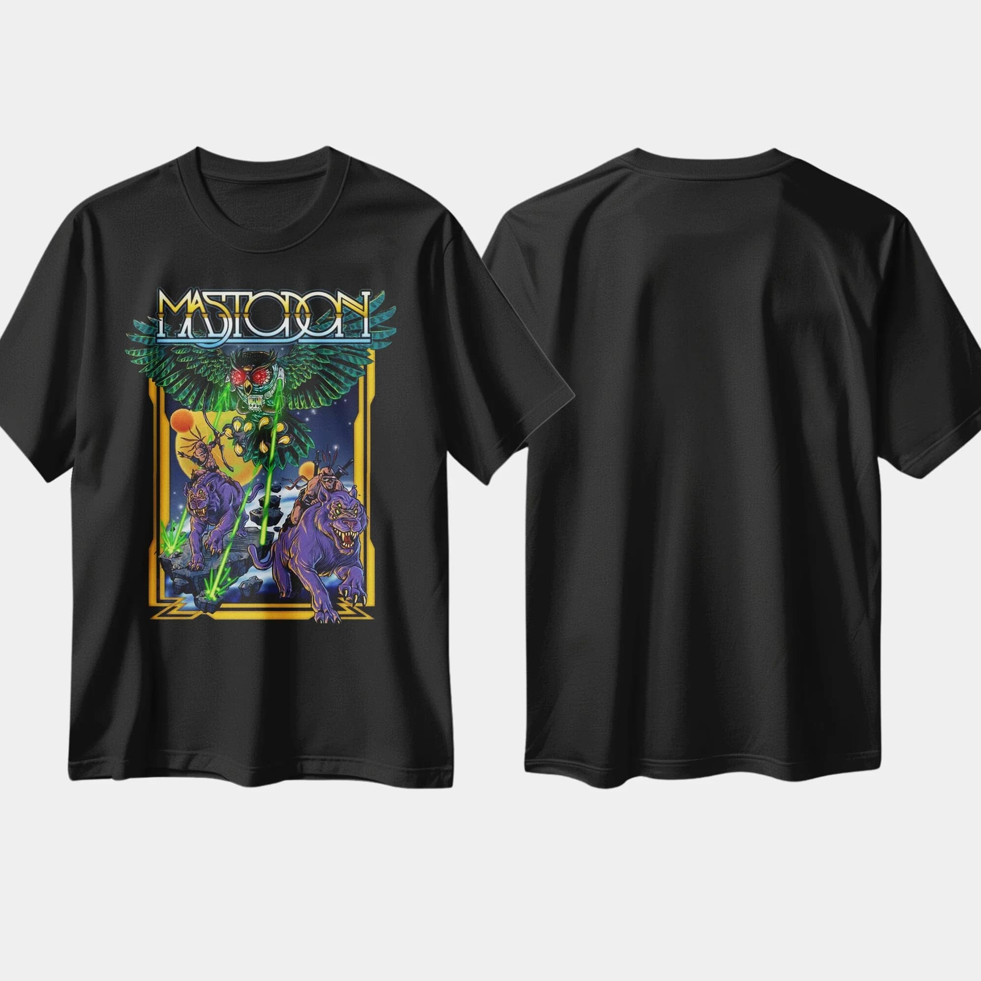 T-shirts Heavy Metal Band Rock pour Mastodons, 100% coton, col rond, chemise à manches courtes