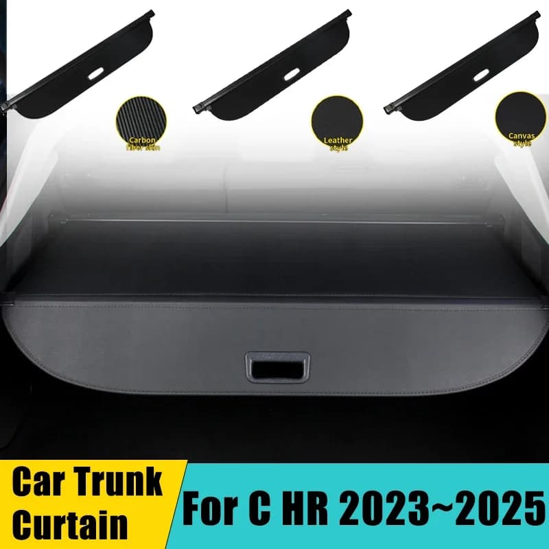 Pour Toyota C HR C-HR CHR AX20 2023 2024 2025 MK2 voiture coffre rideau Auto arrière stockage arrière T1 cloison abri voiture accessoires