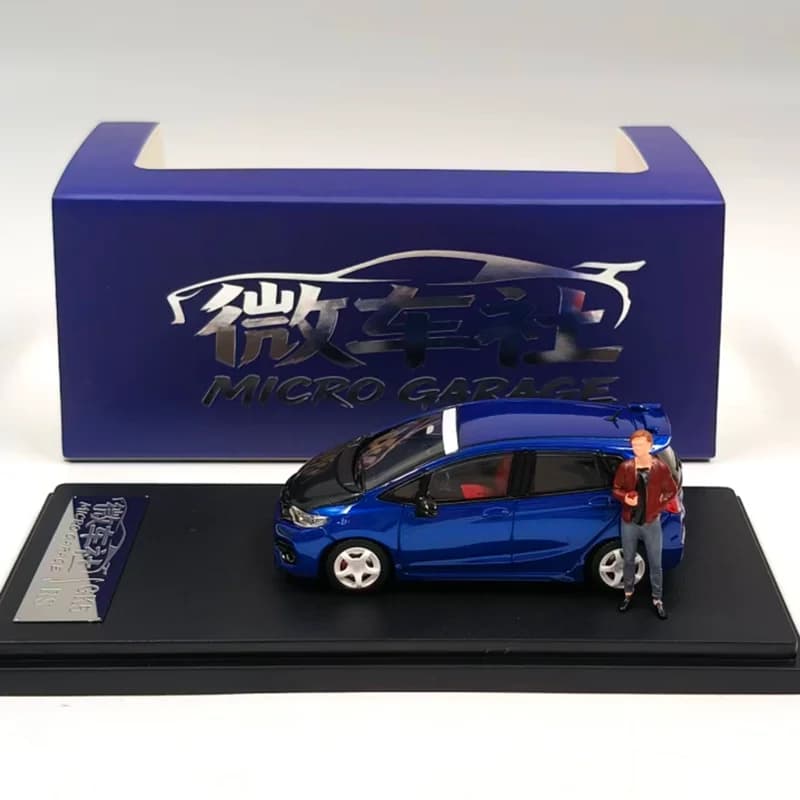 Micro Garage 1:64 Fit 3th GK5 RS, modèle de voiture en alliage, jouet pour garçons adultes, objets de collection, ornements statiques finis