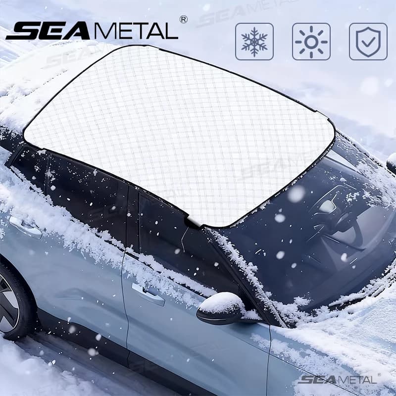 SEAMETAL couverture d'ombre de toit ouvrant de voiture Protection solaire imperméable Protection contre la neige glacée Protection solaire couverture de toit de voiture pour berlines suv marchandises