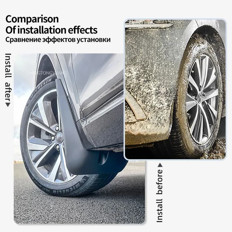Garde-boue pour Defender 90 110 L663 2020-2025, garde-boue de voiture sans poinçonnage pour Land Rover Defender, accessoires, garde-boue