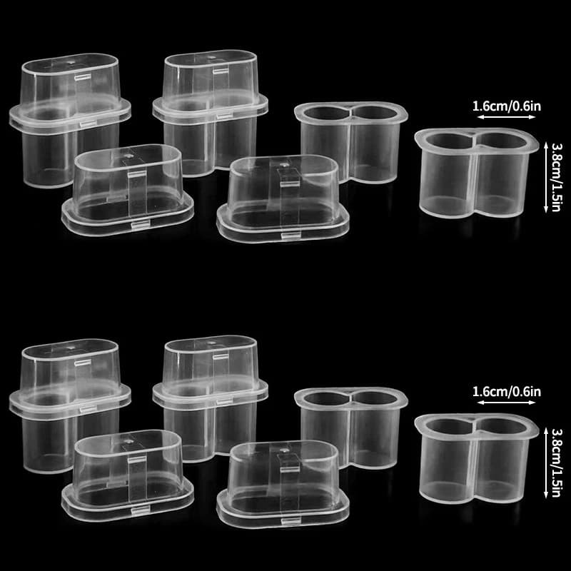 Boîte de rangement pour flacons de 3 ml, boîte de rangement pour microtubes, boîte de rangement pour flacons, organisateur de réfrigérateur, étui empilable pour tubes et bouteilles de congélation