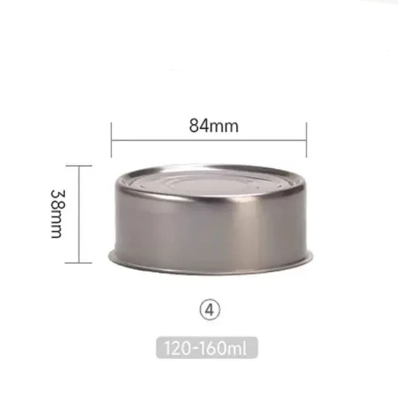 10 Couvercles de fermeture à pression pour boîtes de conserve en aluminium, pour la conservation du thon, des sauces, des gâteaux, du thé, des bonbons et des biscuits