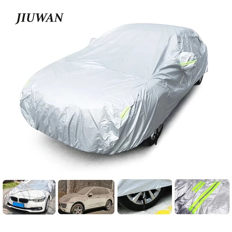 Housse de Protection extérieure pour voiture, couverture de neige extérieure complète, pare-soleil, anti-poussière, universelle pour berline Hatchback SUV