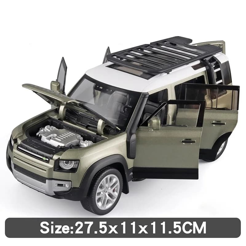 Grande 1:18 Échelle Land Rover Defender 110 Range Rover SV2022 Hors Route SUV Alliage En Métal moulé sous pression Modèle De Voiture Accueil À La Mode Ornements Jouet