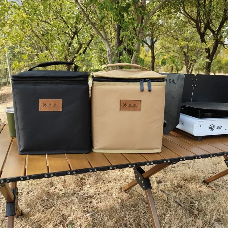 Sacs de rangement de Camping en plein air pour four à Cassette de 250g, sacs de rangement de cylindres de gaz, sacs d'ustensiles de poêle au Propane de Camping de pique-nique
