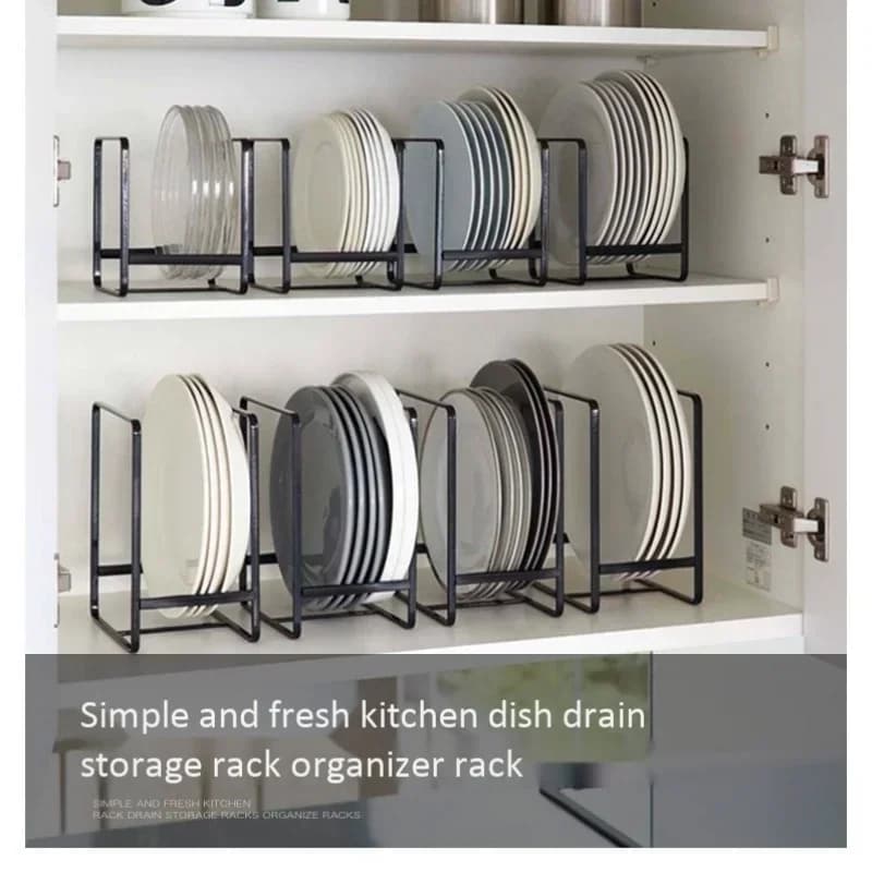 4/2/1 pièces armoire de cuisine plaque de rangement comptoir porte-vaisselle tiroir assiette à dîner cloison égouttoir support de rangement en couches