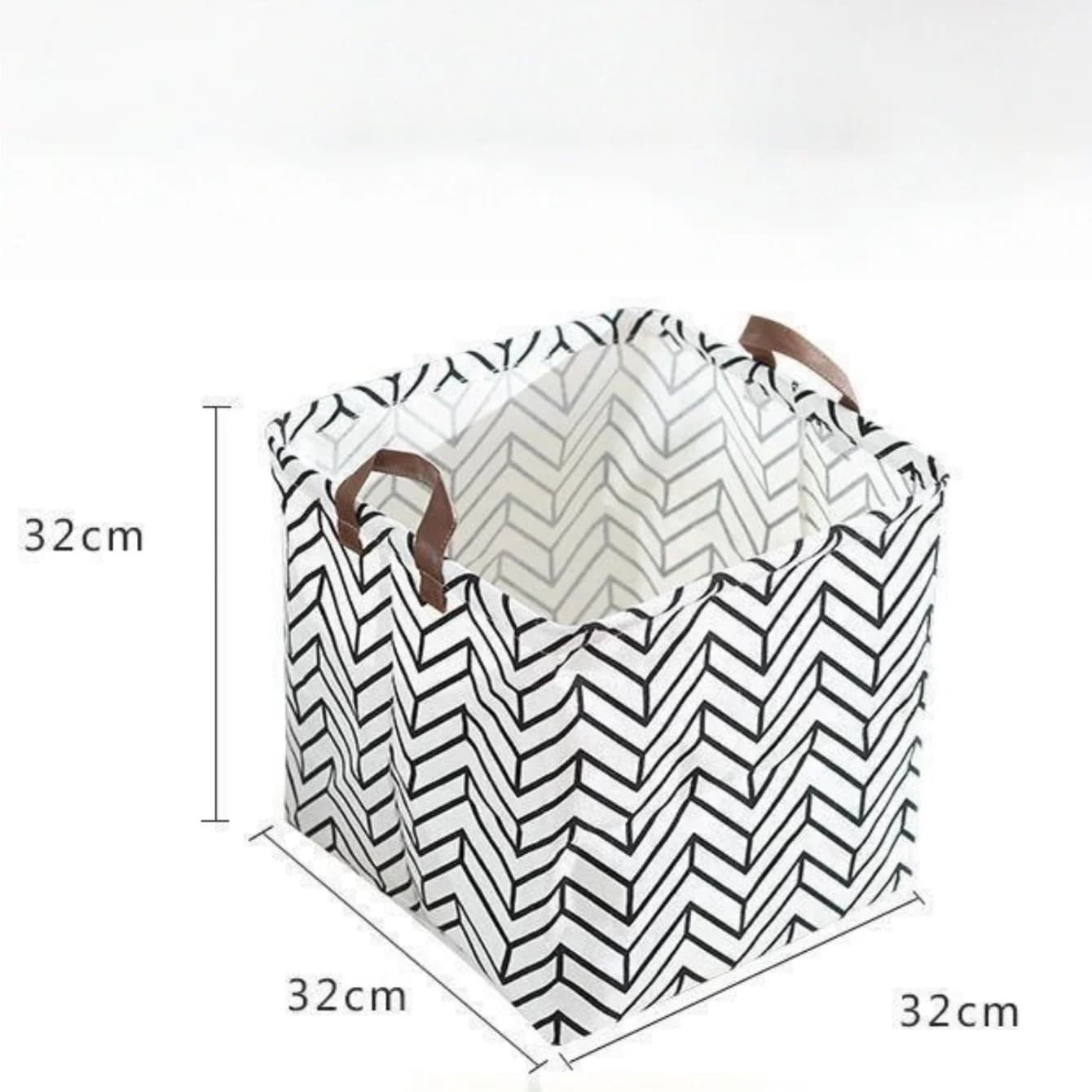 Panier de rangement en tissu grande capacité avec design ouvert pratique, idéal pour ranger les vêtements, les jouets et les articles divers