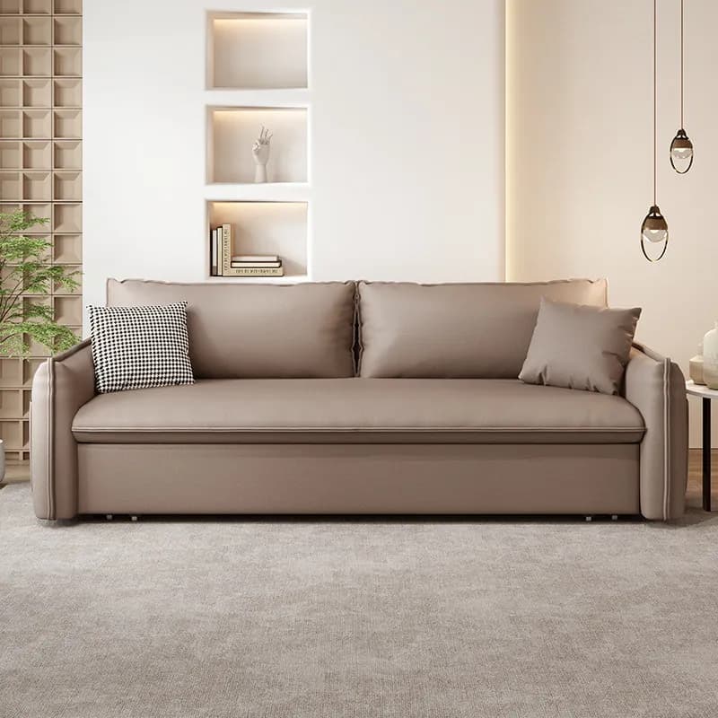 Canapé de salon moderne avec rangements, canapé-lit pour 2 personnes, canapé-lit moderne de luxe, canapé convertible de taille Queen