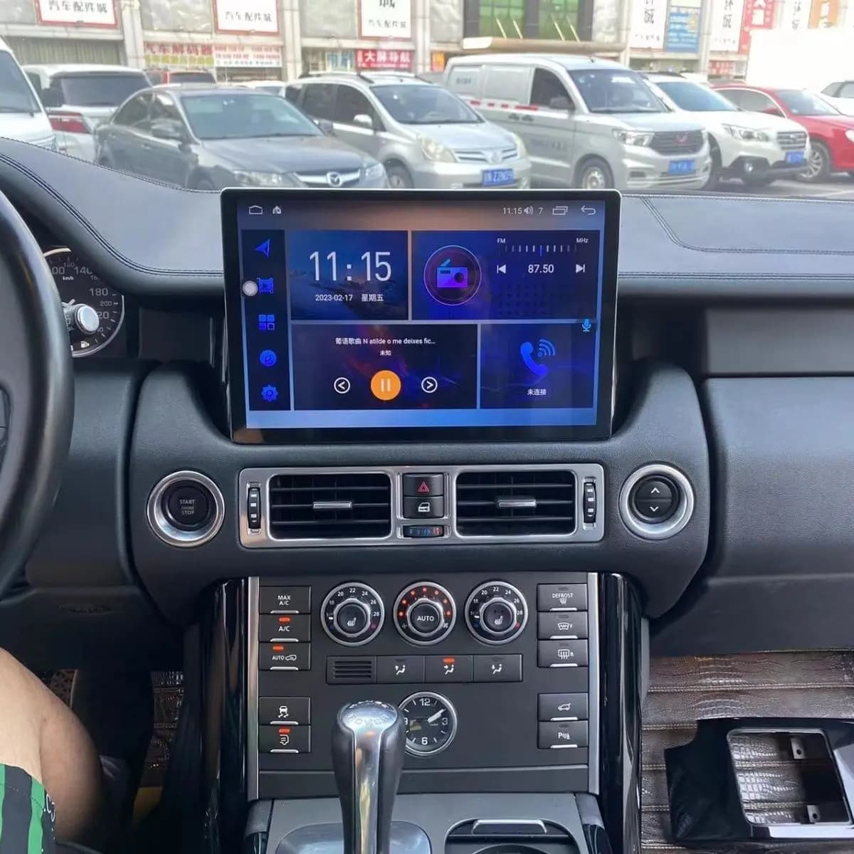 Lecteur multimédia vidéo autoradio GPS navigation Android 12 8 cœurs 8+256 Go 12,9 pouces pour Land Rover Range V8 L322 2002-2012