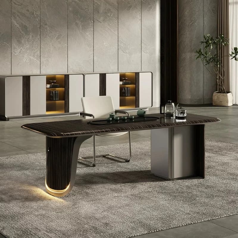 Meuble de Rangement de Bureau Simple et Moderne, Luxe Léger, Armoire de Classement Premium, Armoire à Documents, Étagères à Fentes, Mobilier de Bureau