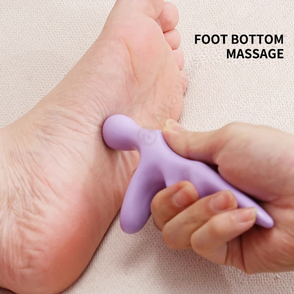 T masseur d'acupression pouce doigt presse Point de déclenchement soulagement de la Fatigue manuel détendu corps entier outil de réflexologie portatif profond