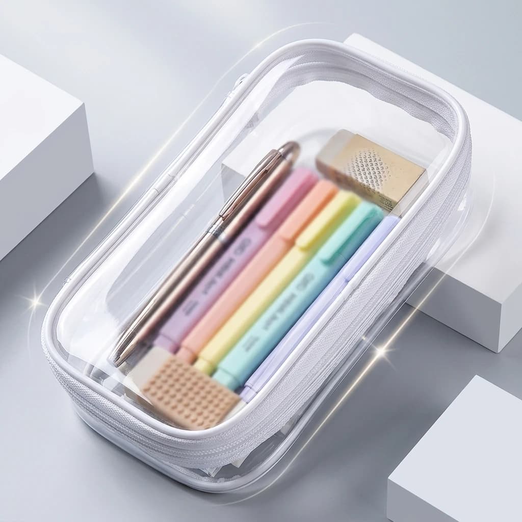 1 boîte de rangement rigide transparente avec fermeture à glissière - Organisateur de jeux de société en plastique durable, adapté aux jeux, aux puzzles
