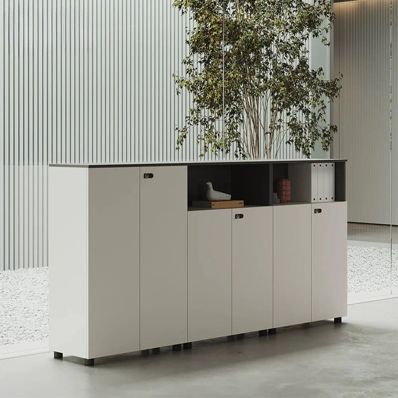 Armoires de classement, casiers de bureau, armoires de rangement, armoire à dossiers simple et moderne, armoire à dossiers en bois avec cloisons, meubles pour bureaux