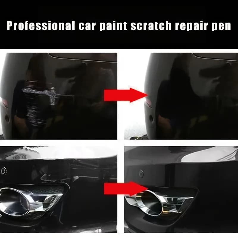 Stylo de peinture pour réparation des rayures de voiture : formule durable, finition lisse pour pièces métalliques automobiles et articles ménagers