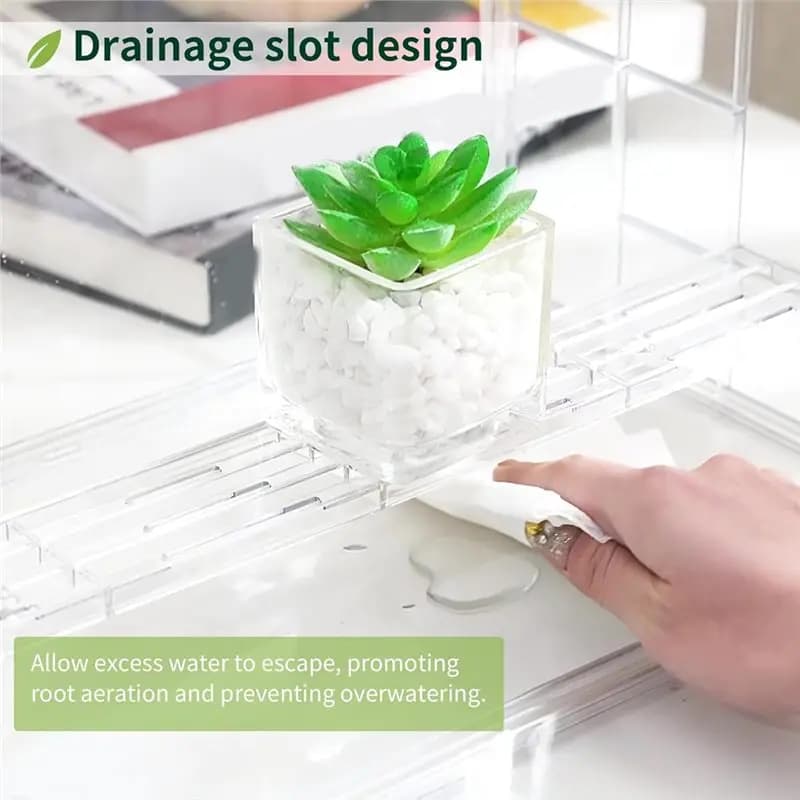 Mini serre industrielle transparente pour intérieur, serre de table portable pour la croissance des plantes, le réchauffement et