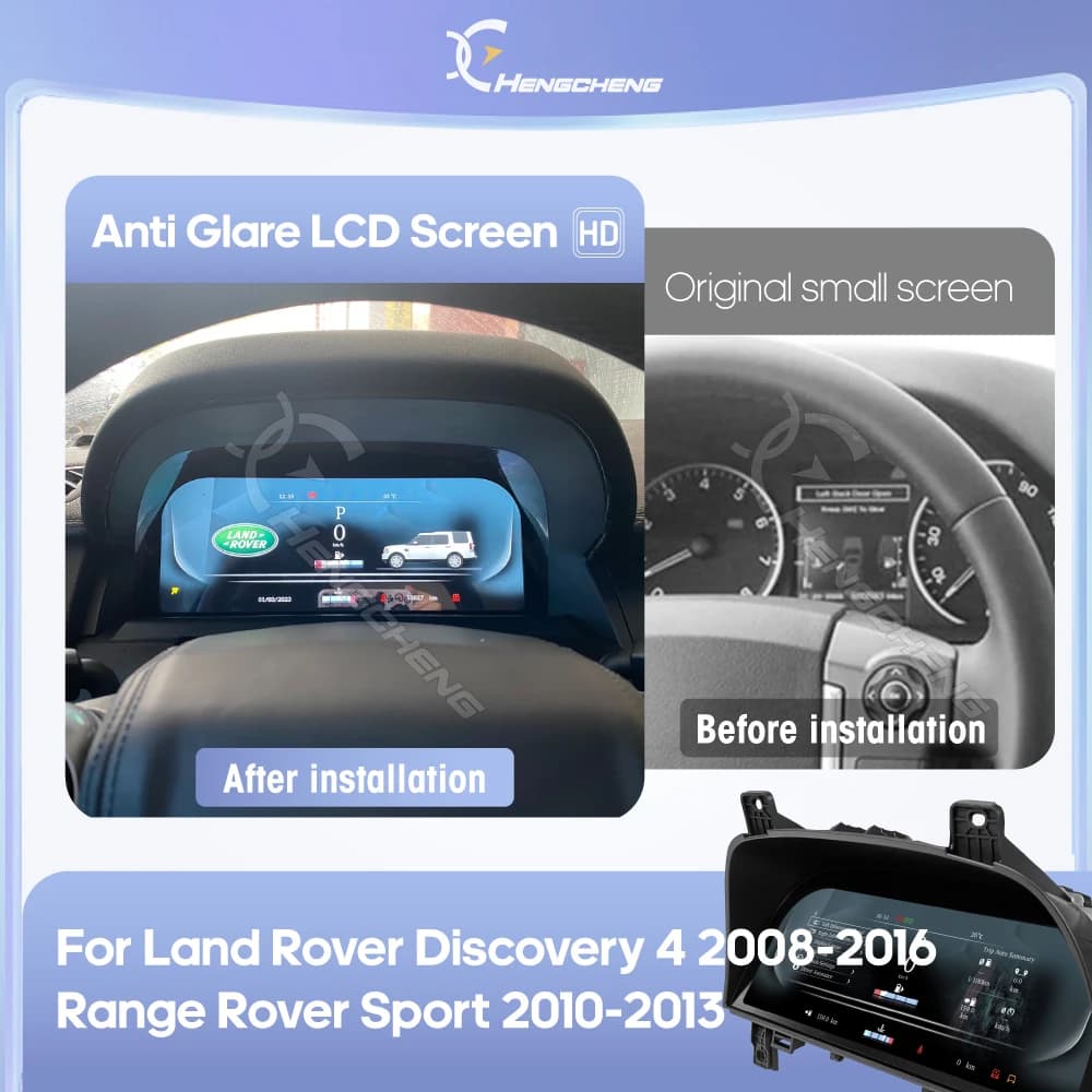 Pour Land Rover Discovery 4 2008-2016 Range Rover Sport 2010-2013 Carplay tableau de bord numérique Cockpit Instrument virtuel