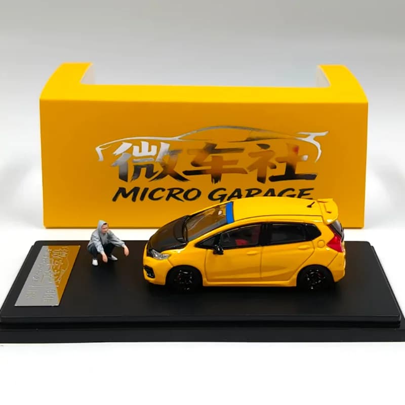 Micro Garage 1:64 Fit 3th GK5 RS, modèle de voiture en alliage, jouet pour garçons adultes, objets de collection, ornements statiques finis