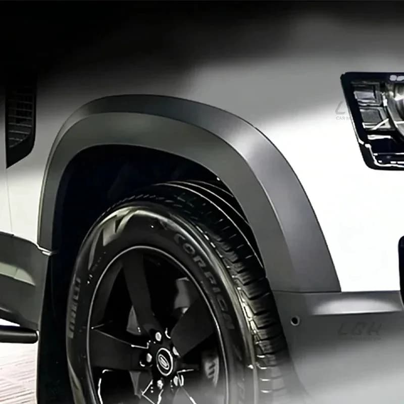 Dernier design durable Defender L663 20-25 90/110, extensions d'ailes élargies avec LED, élargisseurs de passage de roue modifiés spéciaux