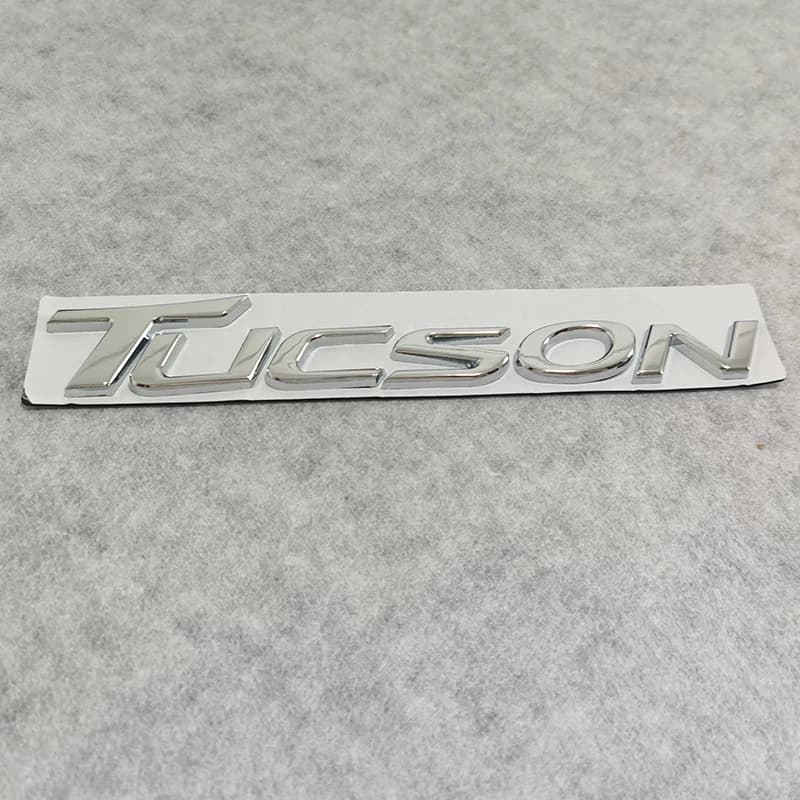 Autocollants décoratifs pour coffre arrière en plastique ABS pour Tucson Hybrid, emblèmes, badges, accessoires de décoration