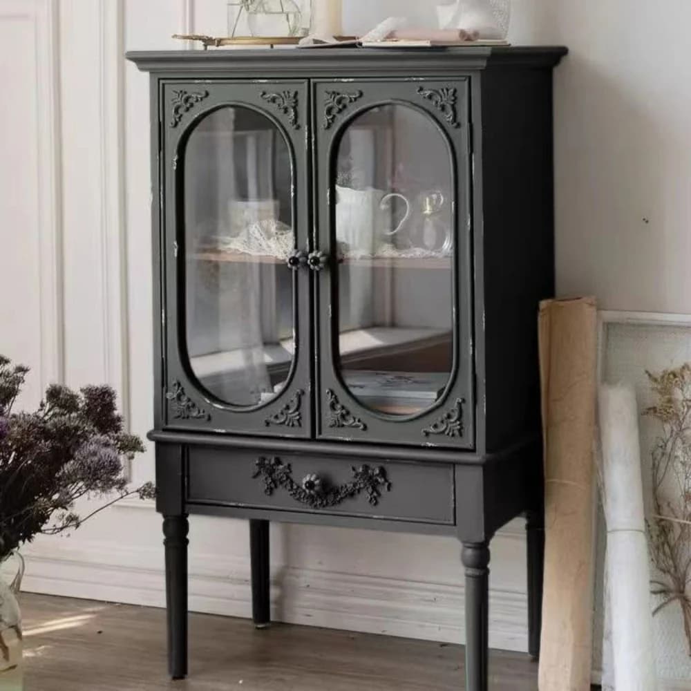 Armoire de rangement sur pied portes vertes affichage enfant armoire de luxe jouets Buffet Curio Mobili Per La Casa accessoires de maison
