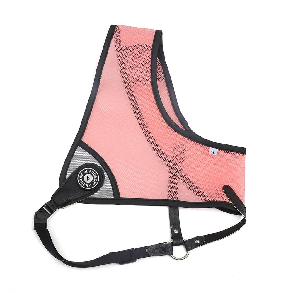 Protection de poitrine de tir à l'arc réglable, 1 couche, tissu respirant et durable, XS, S, M, L, XL pour les arcs droits classiques