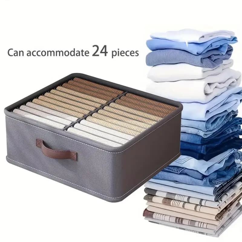 Armoire vêtements rangement organisateur pull T-Shirt boîte de rangement épaissi pantalon boîte de rangement avec PP conseil armoire tiroir pliable