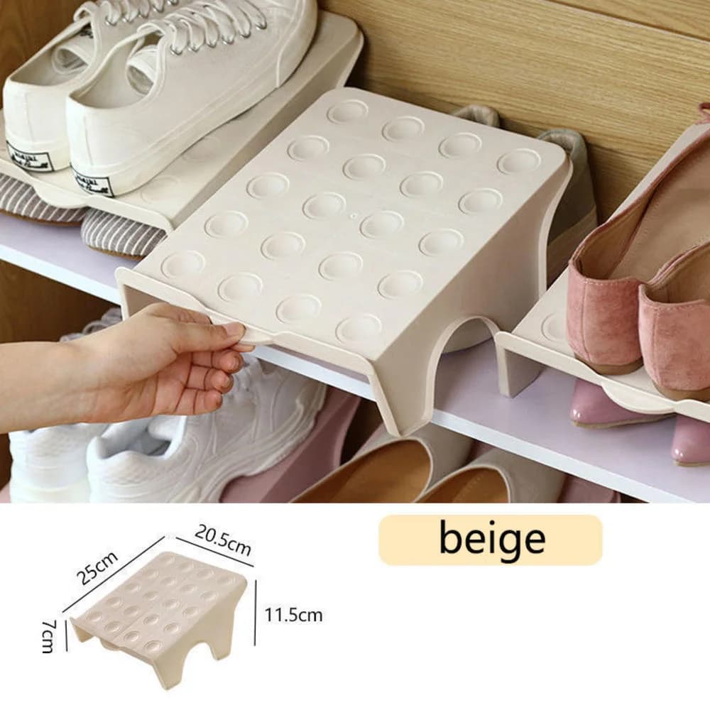 Nouveau gain de place porte-chaussures étagère multifonctionnelle rangement à domicile organisateur de chaussures Double étagère étagère à chaussures Organization domestique