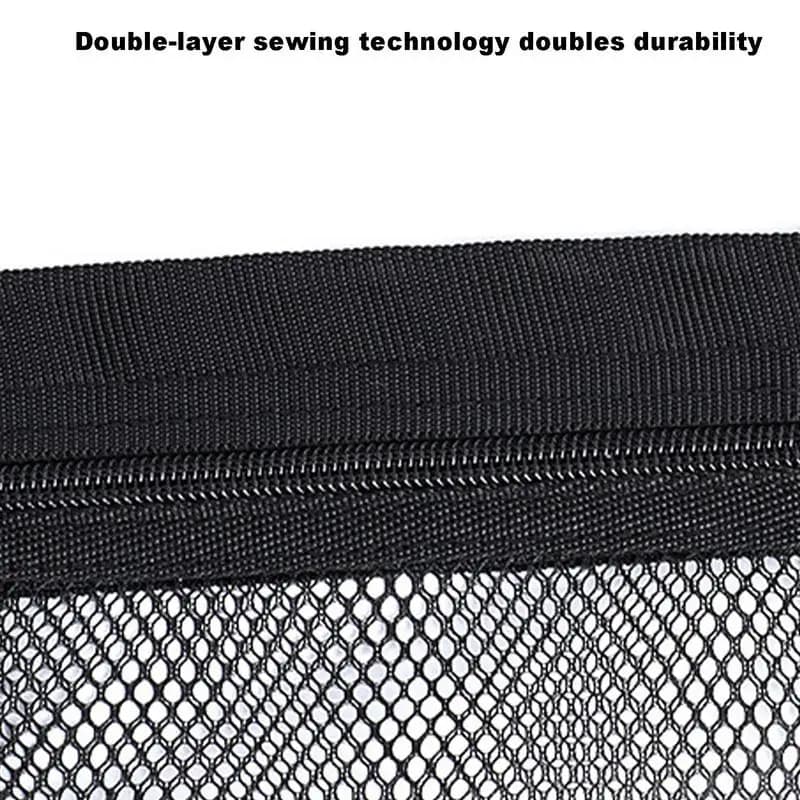 Filet de Plafond Triangulaire pour Nikde Voiture, Filet de Toit à Double Couche, Sac de Rangement pour Coffre