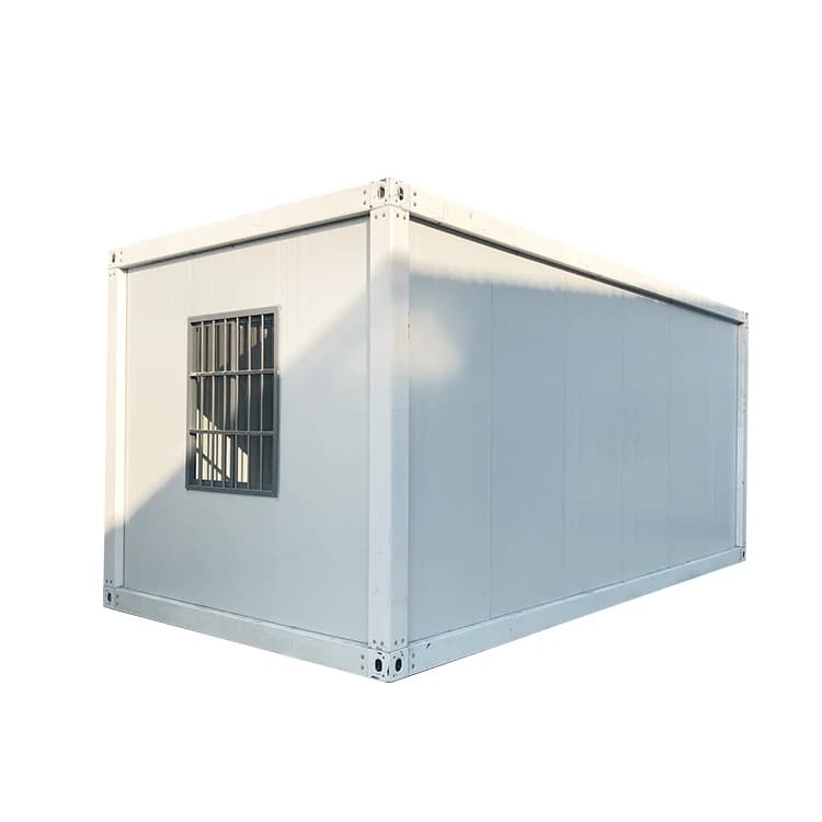 Garage conteneur FOODLINE, portable et mobile, pour stationnement temporaire de véhicules sur chantier de construction