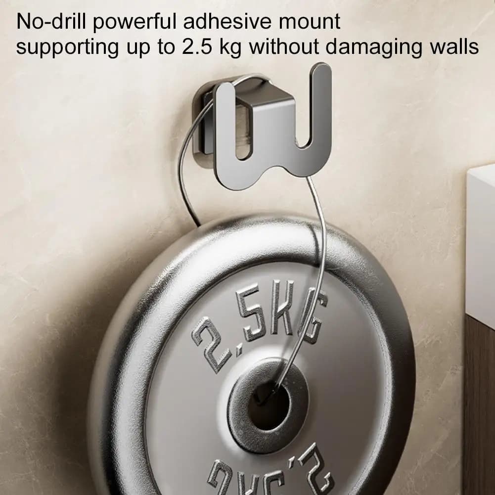 Support mural de rangement pour chaussures, gain de place, pour salle de bain, sans perçage, étanche, pour sandales, crochet de séchage pour chaussures