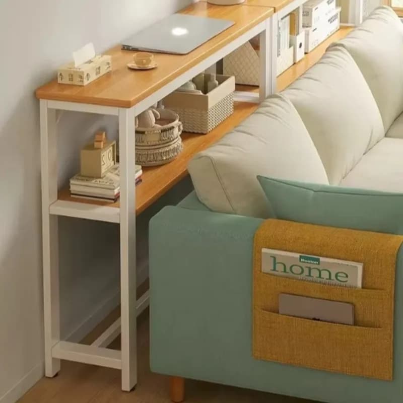 Support de rangement arrière pour canapé, Table à espace murale, organisateur de rangement arrière de canapé Simple, chevet et pied de lit, armoire à espace étroit