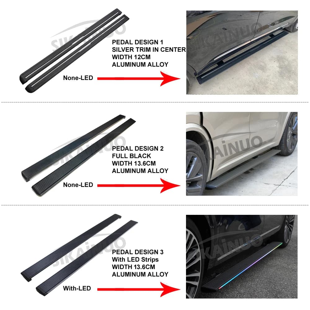 Marchepieds électriques automatiques rétractables pour Land Rover Defender 90 110 130 2020+