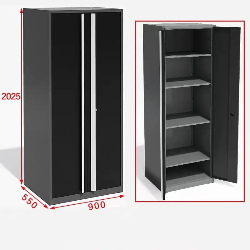 Stockage durable d'outils de mécanicien de garage : armoires à outils en acier de qualité supérieure, combinées de tiroirs et d'armoires à double porte